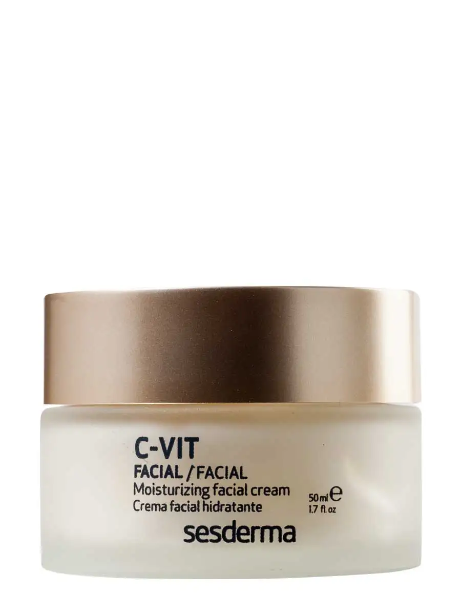 Sesderma C-vit moisturizing facial cream 50 ml. -Facial cream for dull skins. Helps to recover the luminosity of the skin.