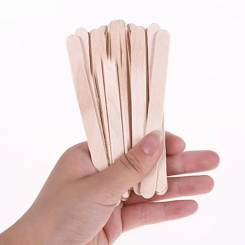 Wholesale 50Pcs/Lot Popsicle Stick Ice Cube Maker Cream Tools Model Special-Purpose Wooden Craft Stick Lollipop Mold Accessories