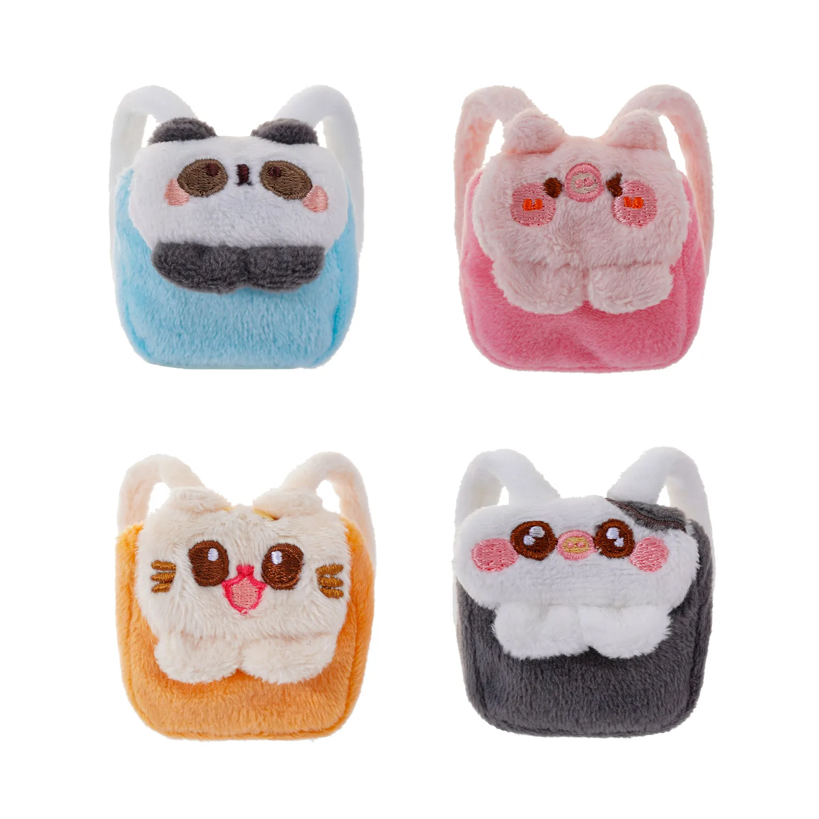 4 قطع من ملحقات ألعاب الروبوت Eilik حقيبة ظهر صغيرة، للهدايا التفاعلية Eilik (4 قطع ألعاب فقط، الروبوت غير متضمن)