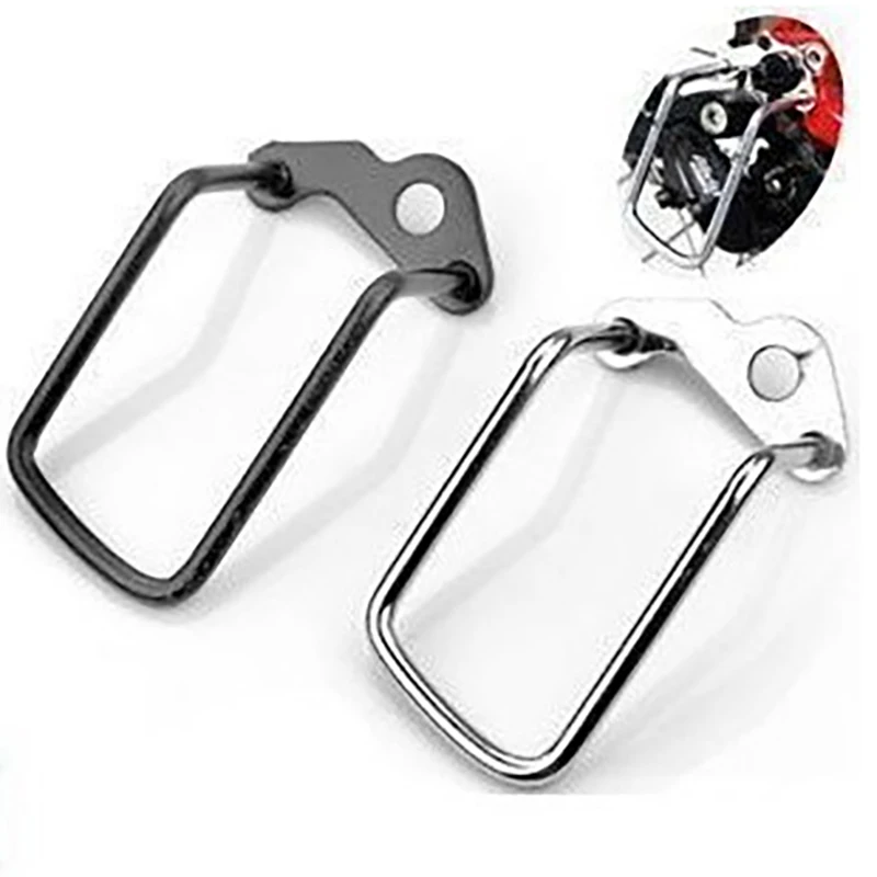 Adjustable Steel Bicycle Rear Gear Derailleur Chain Guard Protector Mountain Road Bike Transmission Protection image 3