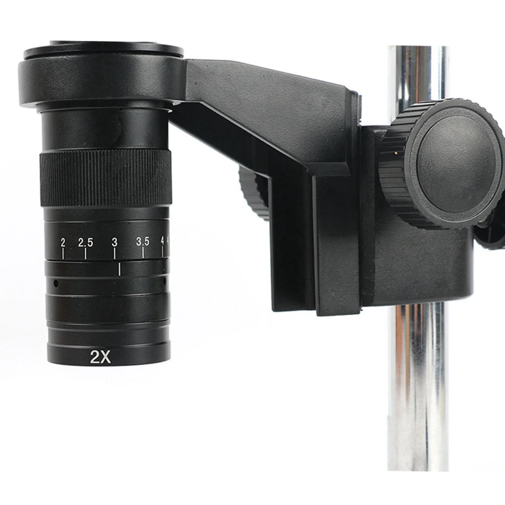 Objectif auxiliaire professionnel pour microscope monoculaire A74E, lentille Barlow 0,5X, filetage d'installation 42 mm pour 10A