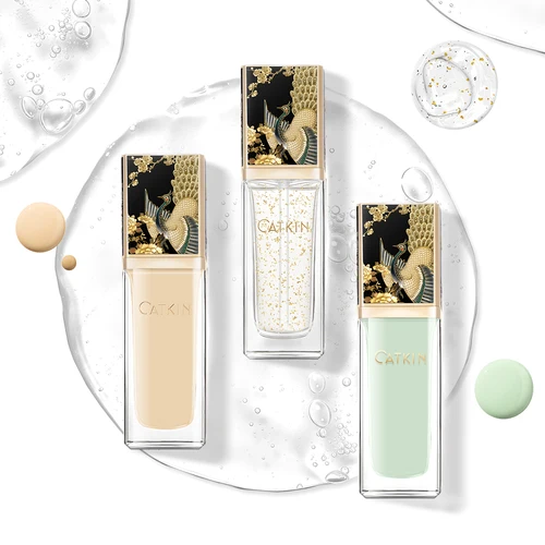 CATKIN Foundation Primer & Gel: minimiza el aspecto de poros, líneas finas y imperfecciones, todo tipo de piel