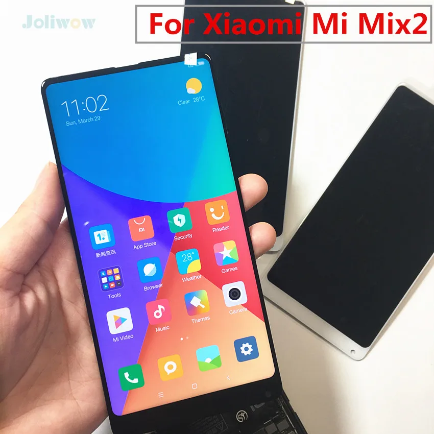 5.99  LCD For Xiaomi Mix 2 LCD Touch Screen Digitizer Assembly for For Xiaomi mi mix2 MDE5 LCD screen Replacement