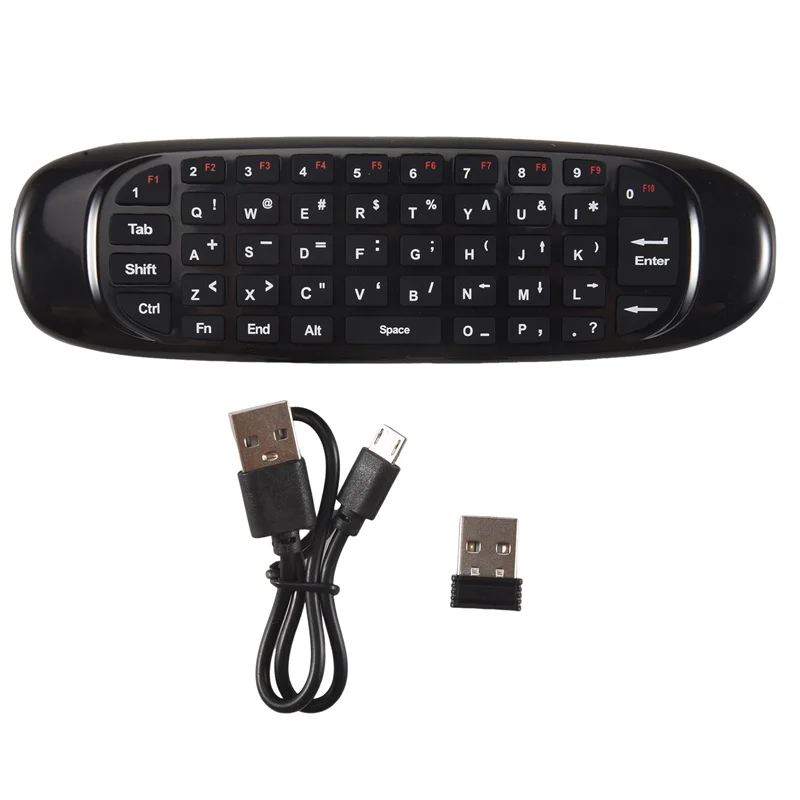 

B94A 2,4G Air Mouse Беспроводная клавиатура Пульт дистанционного управления для Android TV Box Компьютер Английская версия 6-осевой гироскоп