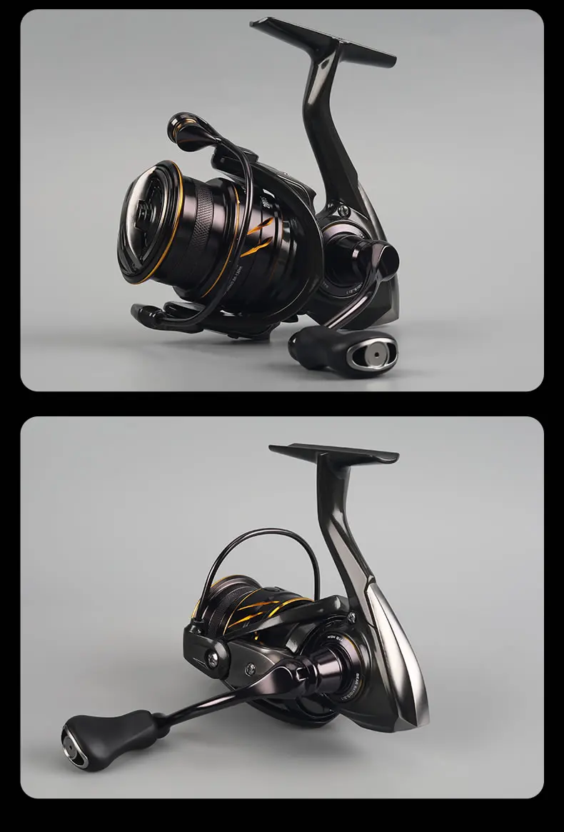 KINGDOM Micro Fly Reel Pro 800 1000 2000 2500 3000 Spinnrolle 8+1BB 5.2:1 6.2:1 Übersetzungsverhältnis Ultraleichte Angelrolle – Detail 14