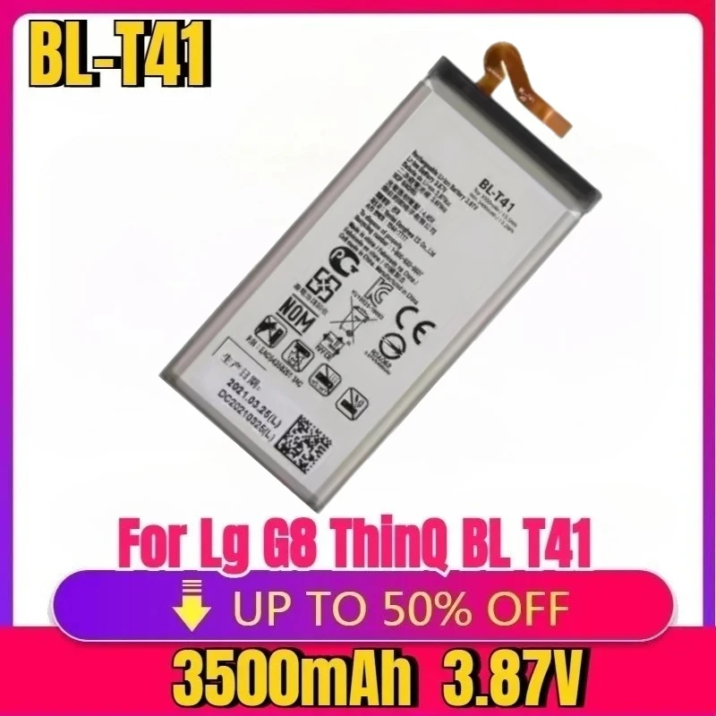 For BL-T41 Replaceable Battery for Lg G8 ThinQ BL T41 LMG820QM7 LMG820UM1 LM-G820UMB LMG820UM0 LM-G820N LM-G820 500mAh
