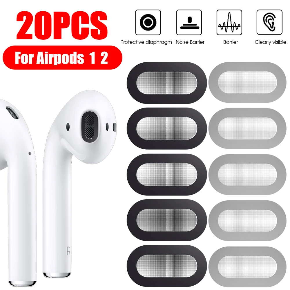Earpiece Port Dustproof Mesh Stickers Replace Dust Filter For Airpods 1 2 Generation Earphone Dirty Proof Protector Net