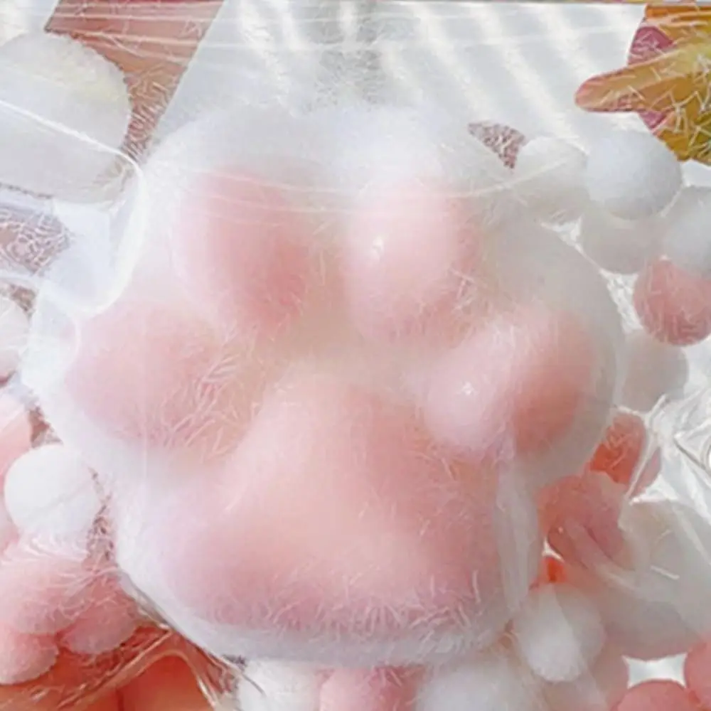 Cute Squeeze Toy Squeeze Cat Paw Toys Soft Sticky Decompressing Pinching Cat Paw Abreact Pinching and Decompressing Toy