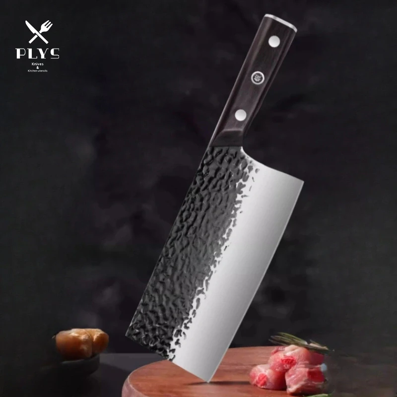 

PLYS Kitchen Bone Chopping Knife Stainless Steel Forged Meat Cleaver Chinese Restaurant Chef Special Utility Knife