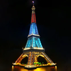 Lazishi LED Light For 10307 Eiffel Tower Lighting DIY Toys Only Lamp+Battery Box (Not Include the Model)