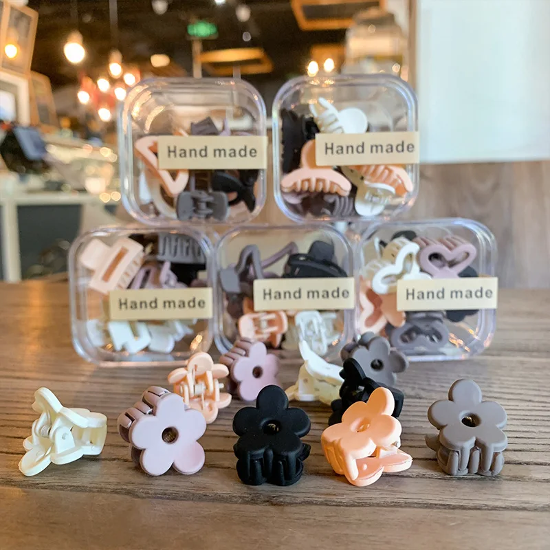 

Набор маленьких заколок для волос для девочек и женщин, нюдовые, нескользящие, для челки, детские зажимы, повседневное использование