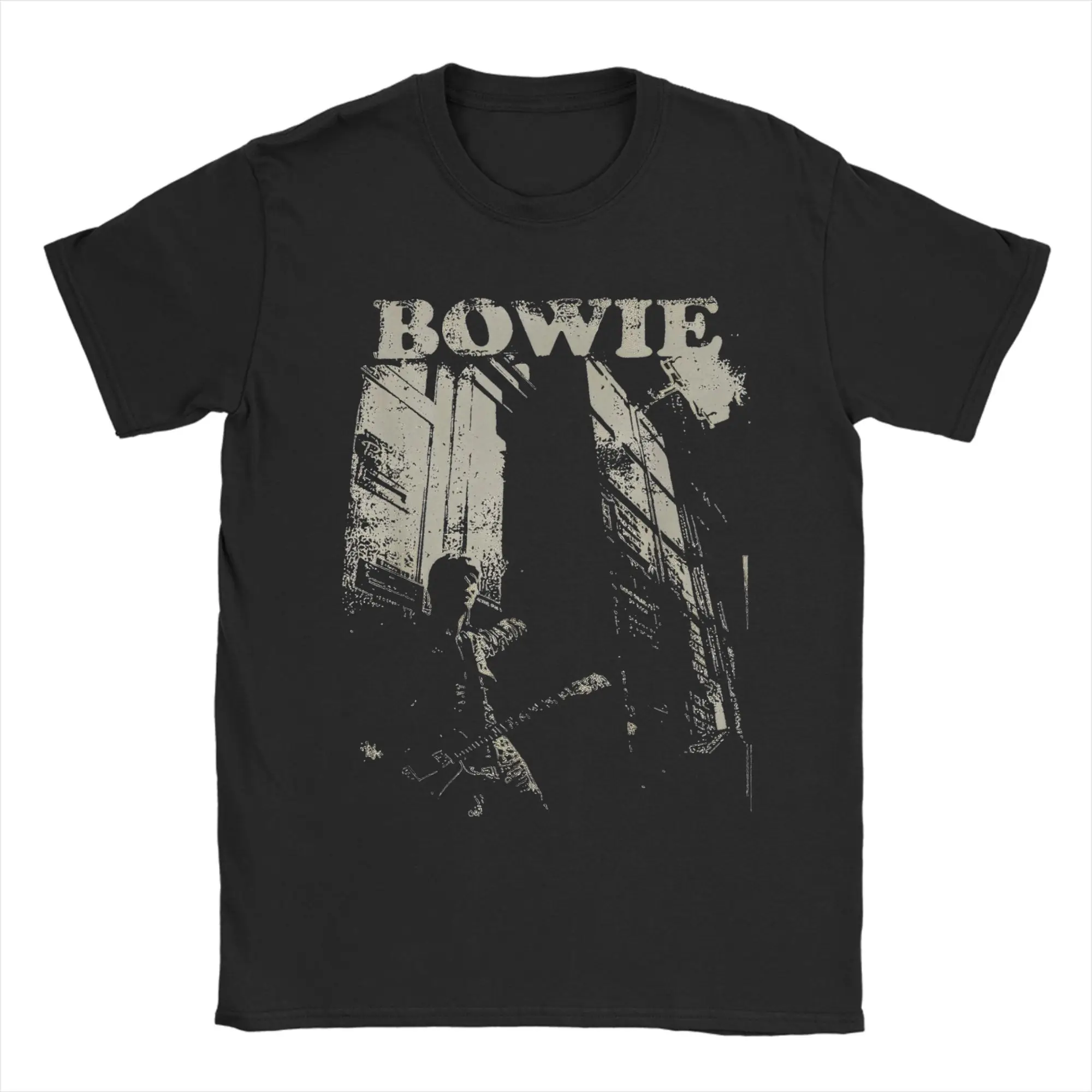 Creative Stack T-Shirts Men Women's O Neck Cotton T Shirt Davids Bowies Short Sleeve Tees Adult Clothes