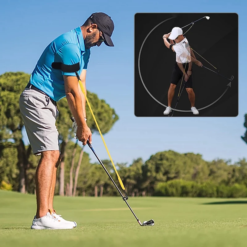 Golf Swing Trainer Golf Swing Master Golf Training Aid To Improve Hinge, Forearm Rotation, Shoulder Turn