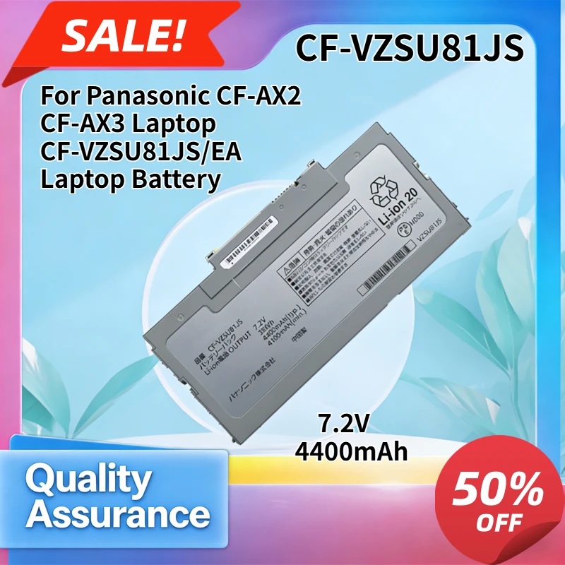 4400mAh High quality Compatible with Panasonic CF-AX2 CF-AX3 Laptop CF-VZSU81JS/EA Laptop Battery