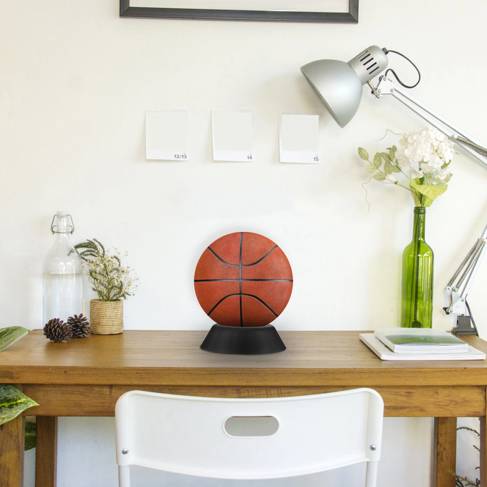

Ball Display Stand for Basketball Volleyball Soccer Football Holder Rack Indoor Home Use Durable Premium Material Sports