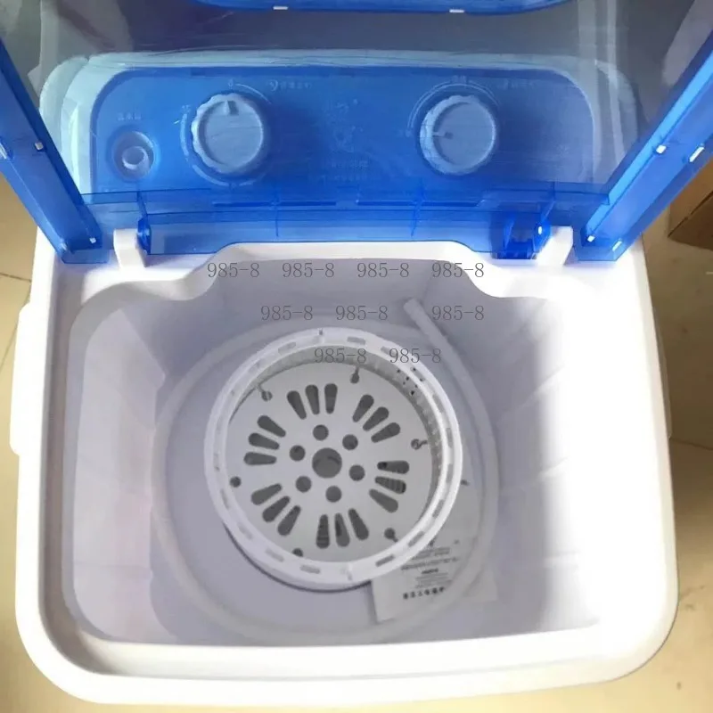 Household Stainless Steel Semi-Automatic Integrated Washing Machine, 7.5kg Large Load Washer