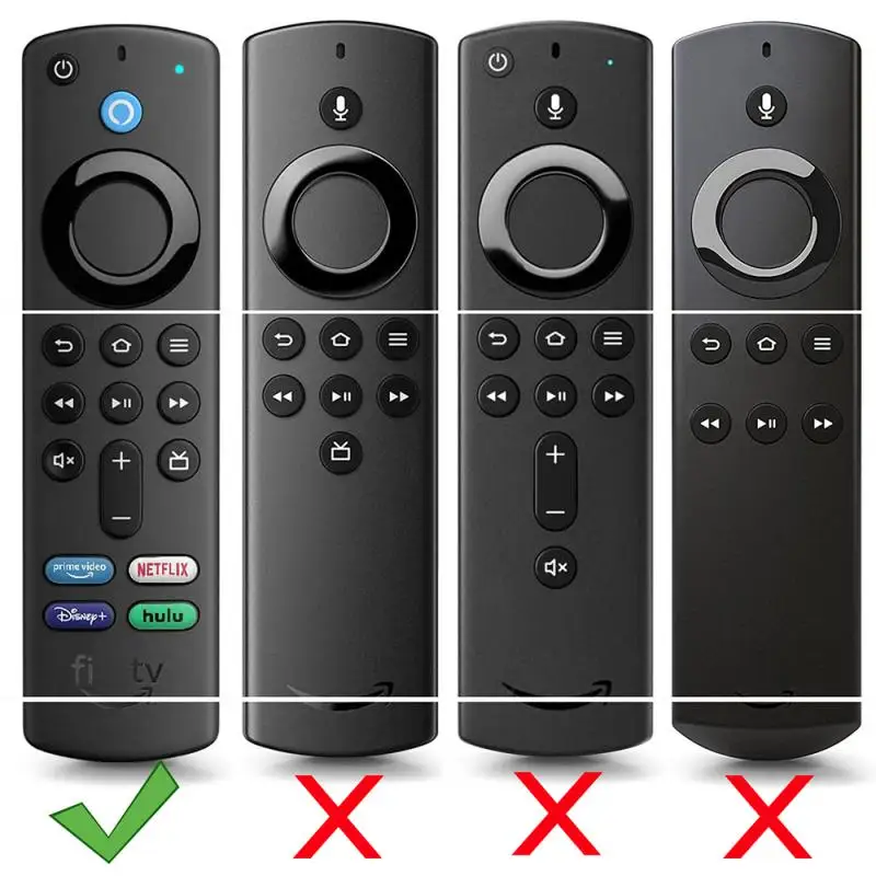 Funda protectora de silicona para control remoto de Amazon Fire TV Stick 4K Max, protector de 1/2 piezas, a prueba de golpes, antideslizante,