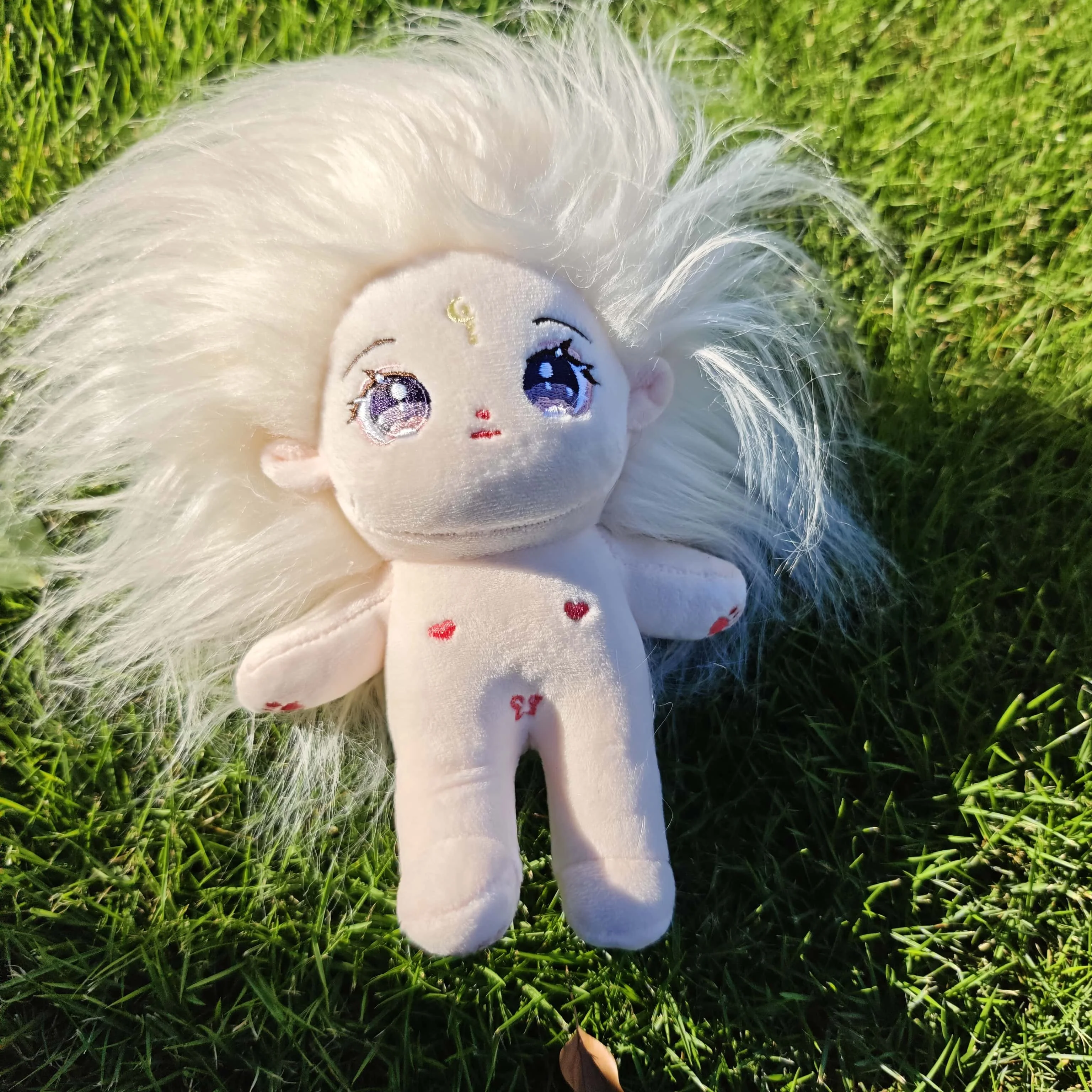 Poupée en coton originale de 20 cm, poupée en peluche habillée mignonne, poupée portable, cadeau pour filles et enfants, anniversaire, cadeau de vacances, poupée mignonne