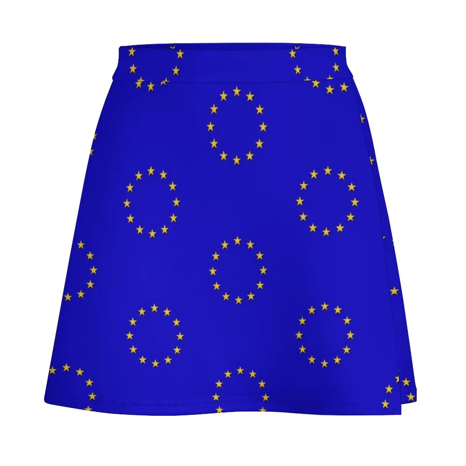 Europe - I Love The European Union ~ EU Flag T-Shirt Drapeau Design Mini Skirt Female skirt Women clothing Mini Skirt