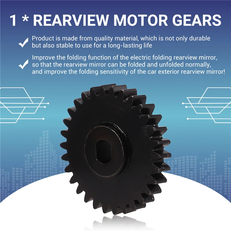 A83G-30T Car Side Wing Mirror Fold Motor Gear For Mazda 2 3 6 Roadster Demio Axela Atenza MX-5 CX-3 CX-4 CX-5 CX-7 CX-9