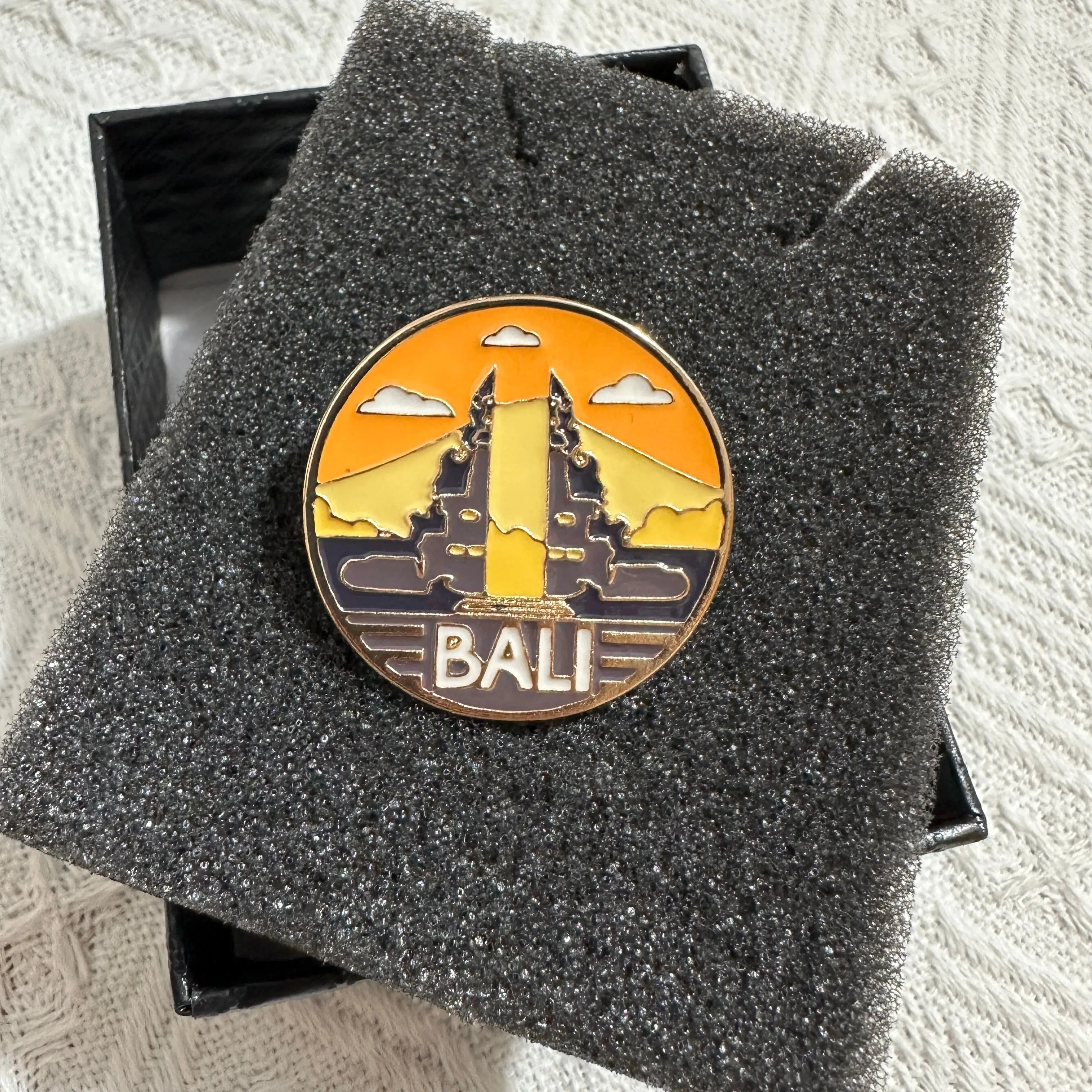 Bali Indonesien Travel, harte Emaille-Pin