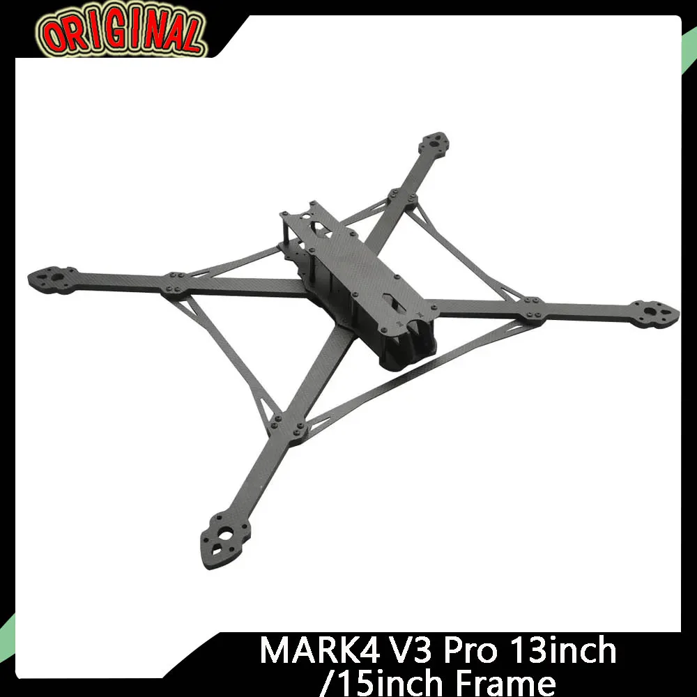 

Комплект рамы для дрона MARK4 V3 Pro из углеродного волокна (13 дюймов/570 мм и 15 дюймов/680 мм, 8 мм кронштейнов) — для квадрокоптеров FPV Freestyle/Traverser