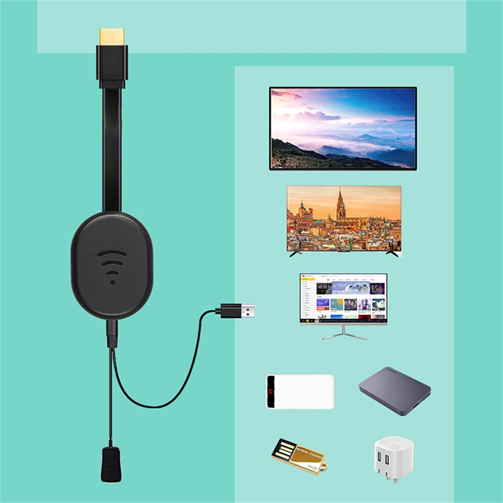 Adattatore per schermo Ricevitore wireless Dispositivo di proiezione Display per conferenze