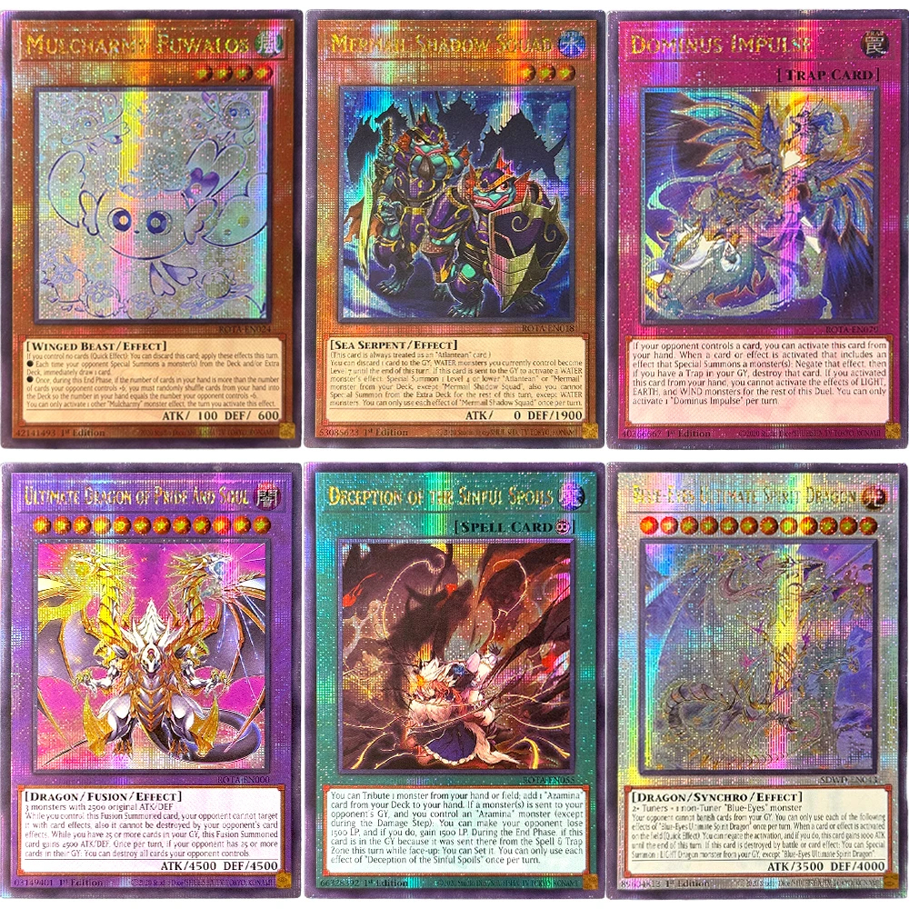 

Ю-ГИ-ОГ! Голографическая игра TCG Cards Collectiontoy-QCScR Dominus Impulse Deception of the Sinful Spoils Mermail Shadow Squad