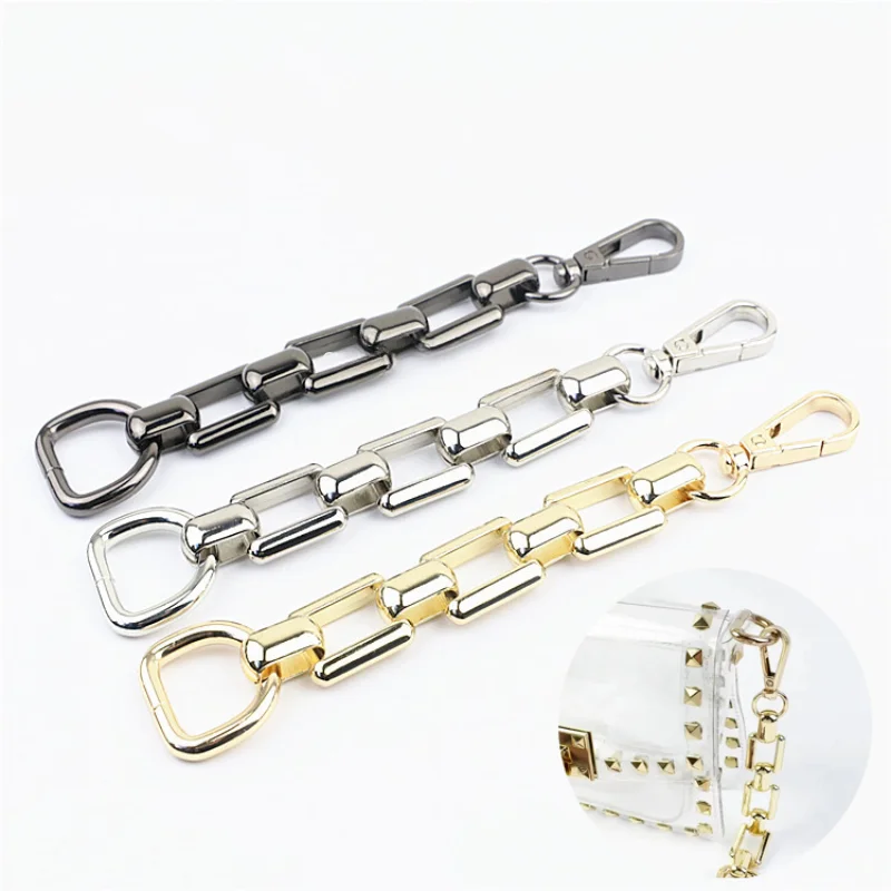 Bag Extension Chain Purse Chain Shoulder Crossbody Strap Handles Bag Accessories Handbag DIY Replacement Chains Charm Decoration