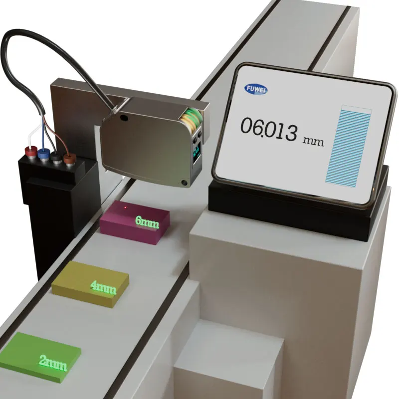 

FSD11-85-RS485-M High Accuracy 85mm 10-30VDC Laser Displacement Distance Thickness Measurement Sensor