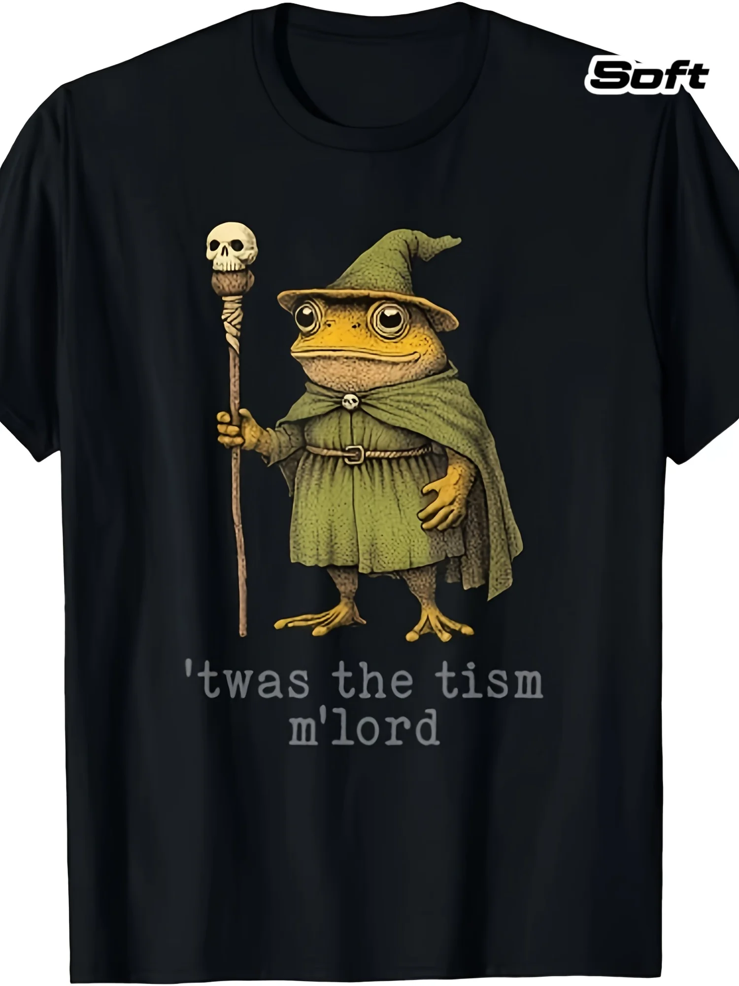 Fun Wizard Frog Witch T-Shirt - Features the 