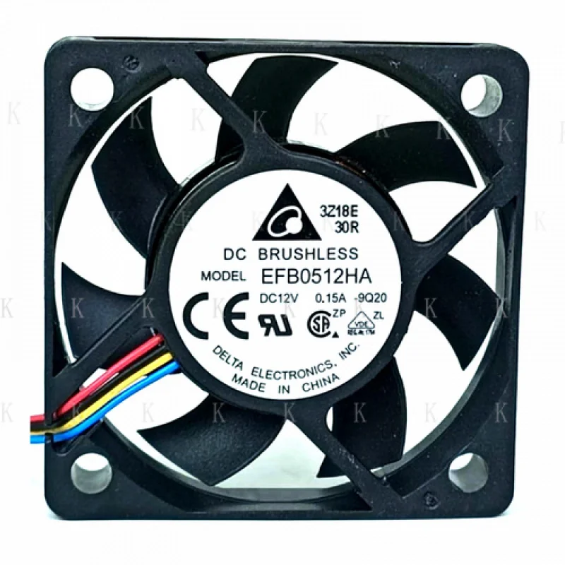 

C FOR EFB0512HA 5010 12V 0.15A 5CM CPU Speed Measurement Cooling Fan