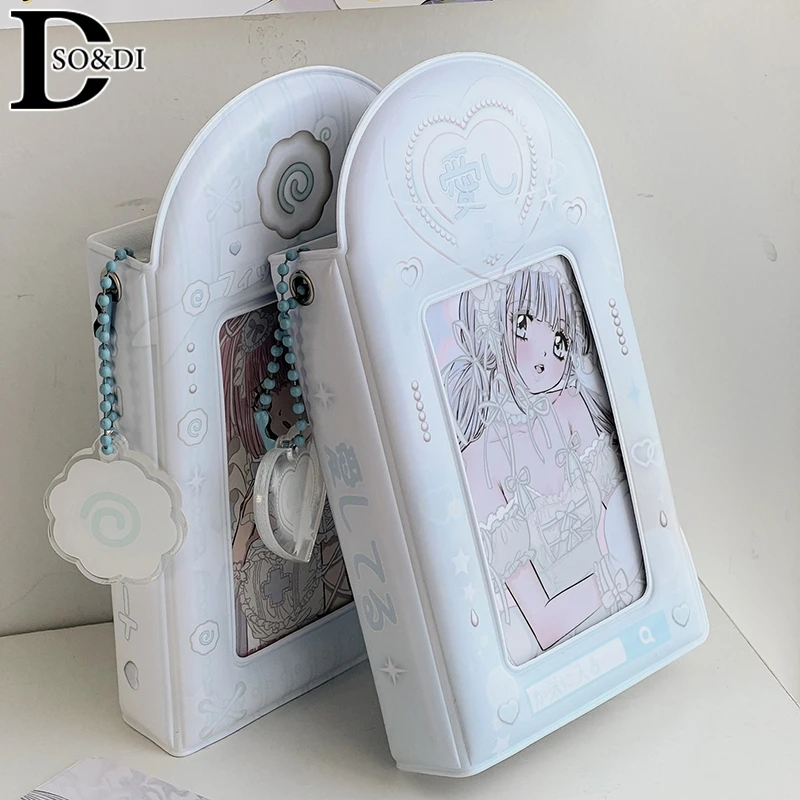 Album photo creux en PVC, 3 pouces, Kpop, idole, porte-carte photo, pendentif de dessin animé, mini photos Instax, livre de renforcement, gérer le stockage