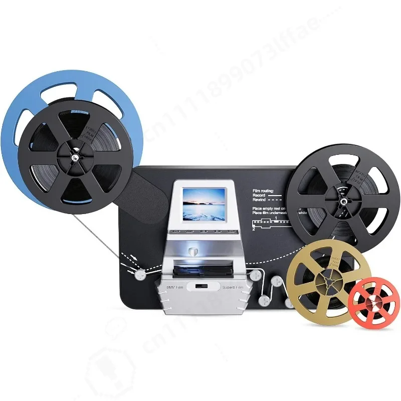 Film Scanner Film Digitizer with Screen Convert Reels to Digital