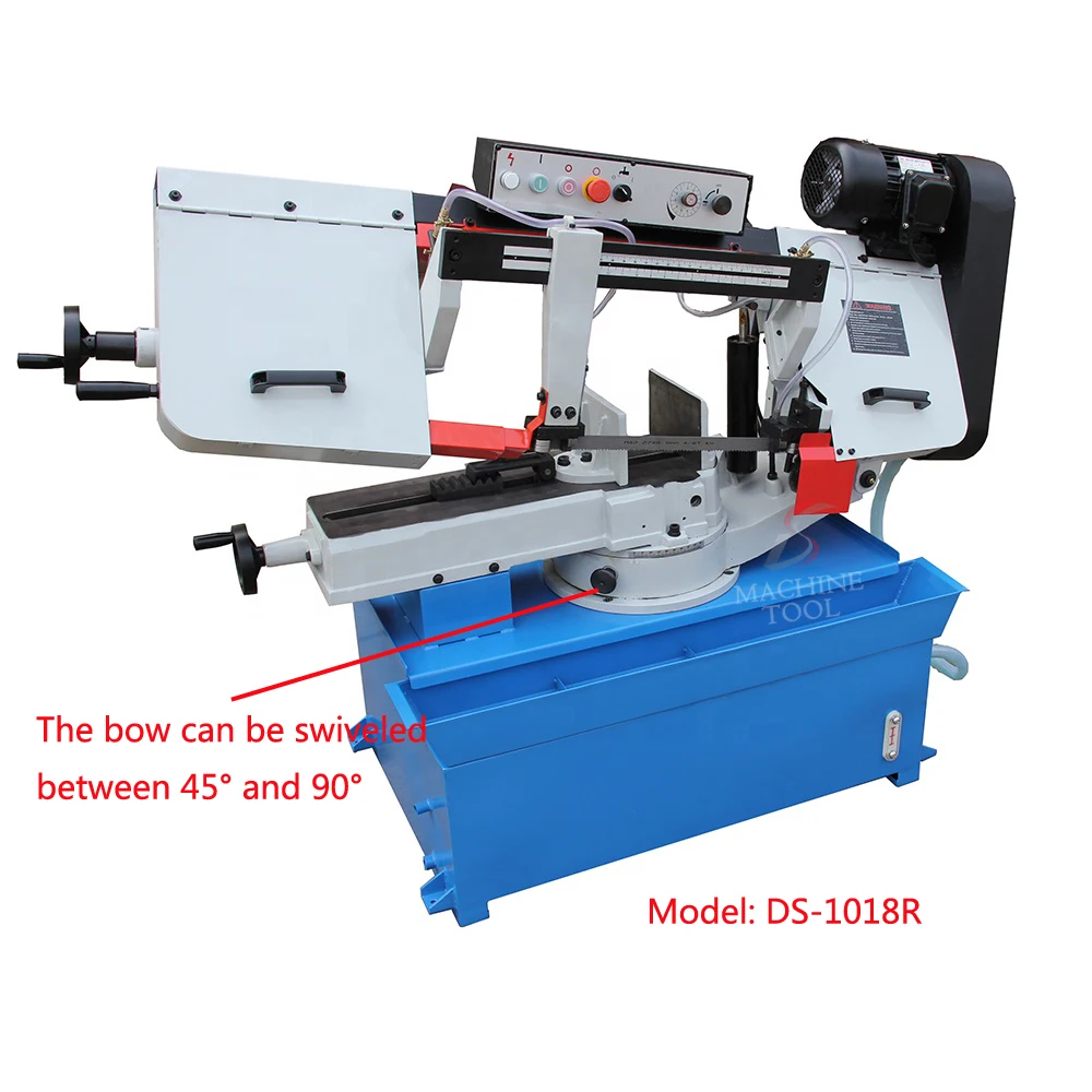 Hot sell DS-1018B 10 Inch Metal Cutting Band Saw Band Saw Saw Machines V-Belt