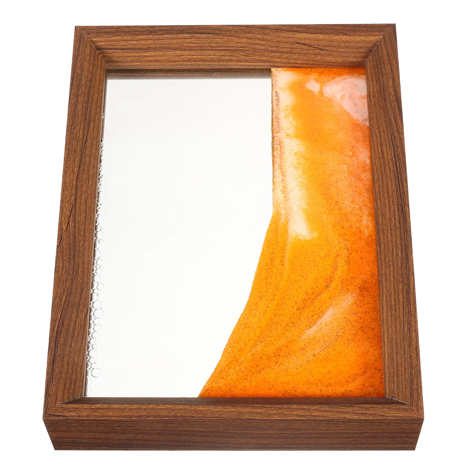 Cornice per arte con sabbia da 10 pollici Decorazione per pittura con sabbia scorrevole per display rilassante da tavolo Accessori per la stanza creativa per uomo