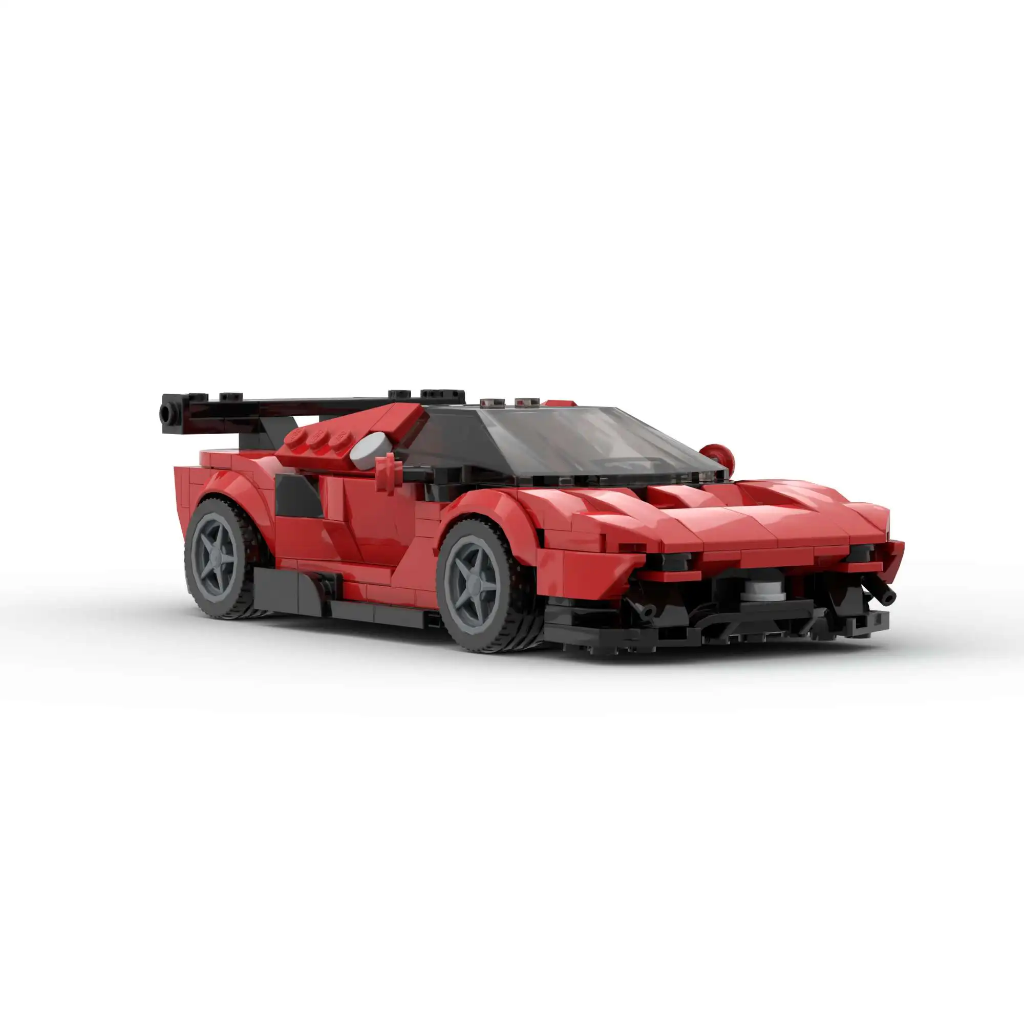 MOC P80 coche de carreras City Speed Champions, deportes, bloques de construcción, juguetes para niños, Supercar Racers, vehículo todoterreno, técnica SUV