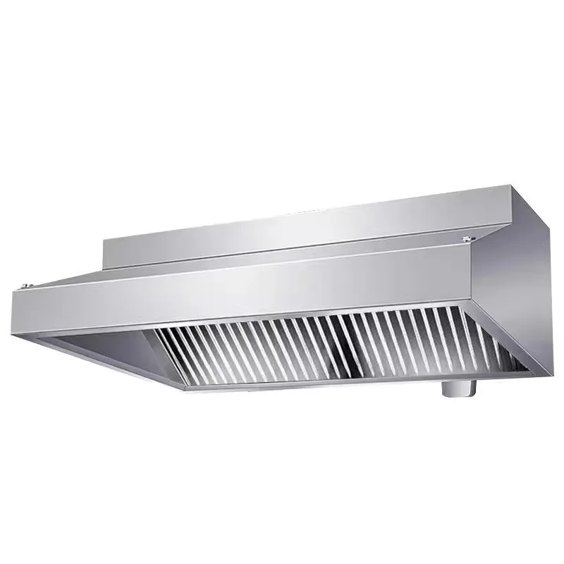 Kitchen Cooker Slim Line Exhaust Island Auto Clean Restaurant Commercial Lamp Fan Extractor Range Kitchen Hood