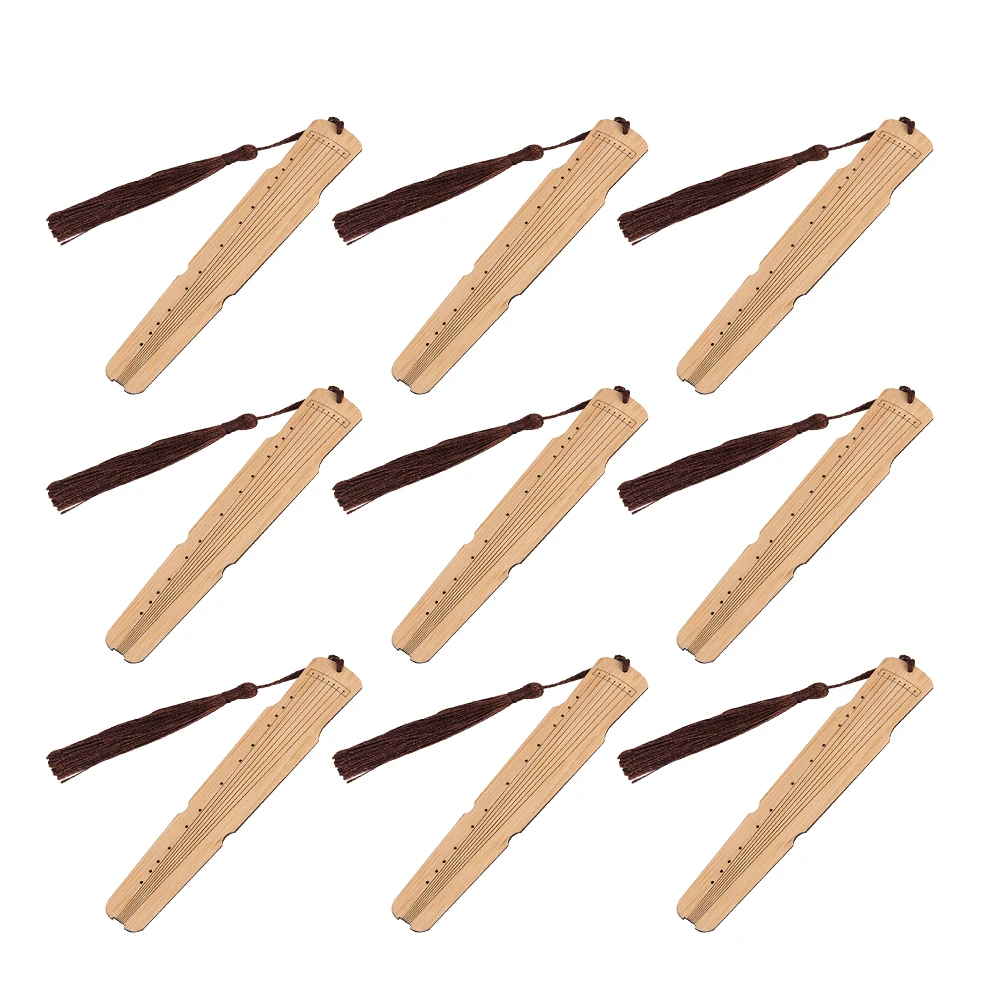 ที่คั่นหนังสือไม้ไผ่ 12 ชิ้น ลายซิเธอร์จีน ของขวัญที่เป็นมิตรสำหรับนักอ่าน นักเรียน นักเขียน บัณฑิต ผู้รักหนังสือ