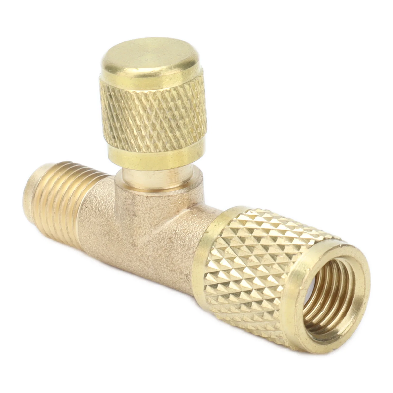 صمام محول شحن تبريد مكيف الهواء ، 1/4SAE ، صمام لـ R22 R12 R134