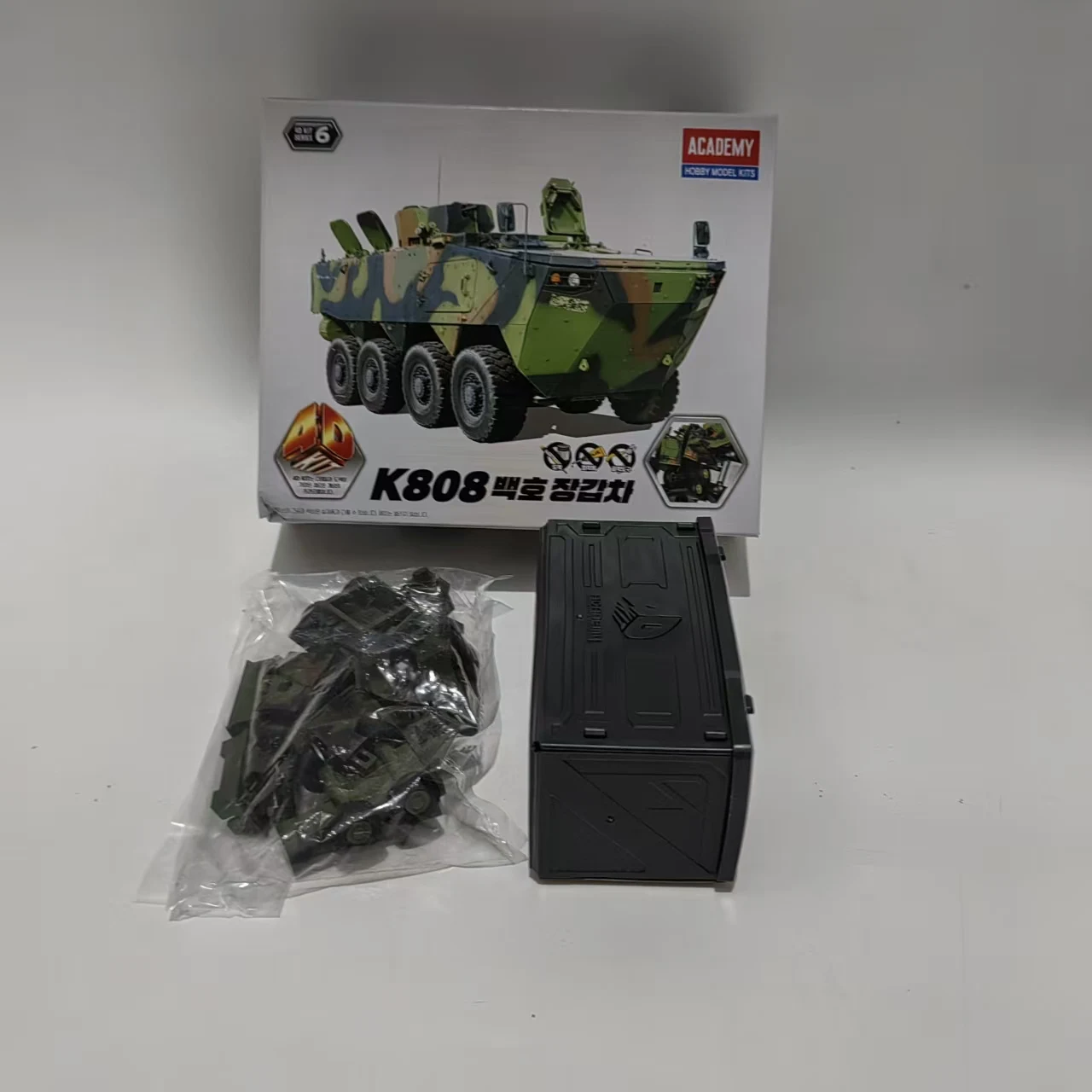 أكاديمية كوريا النمر الأبيض حاملة الموظفين المدرعة بعجلات (4D KIT) K808 AC15405 #4