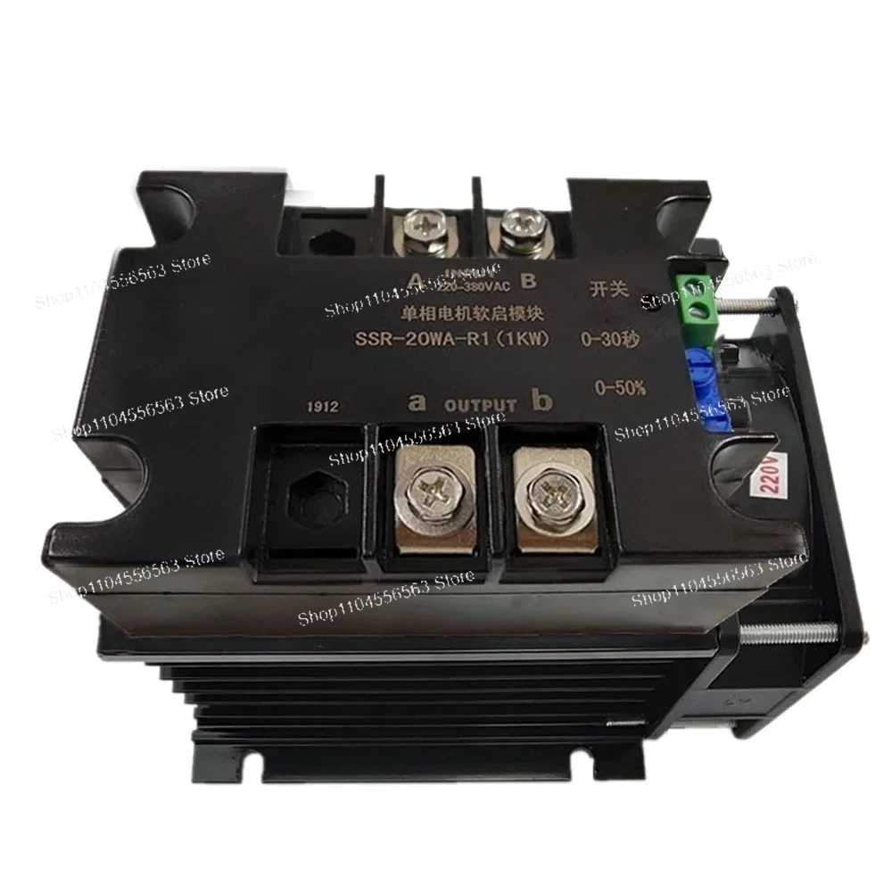 

Однофазный плавный пускатель SSR-40WA-R1 220В 1-8 кВт для двигателей вентиляторов и насосов, онлайн-плавный пуск