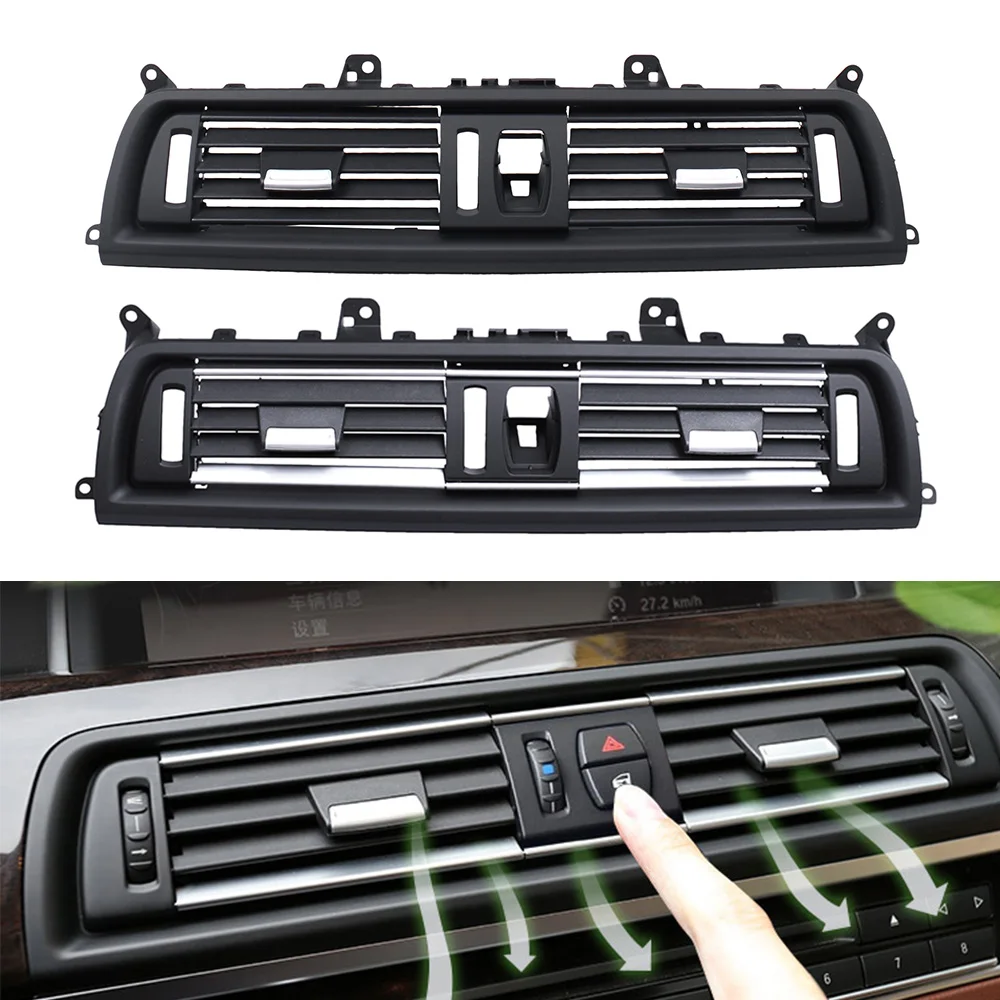 Przednia konsola Central Grill Dash AC Klimatyzator Kratka wentylacyjna Do BMW F10 F11 520i 523i 525i 528i 535i 64229166885 64229209136
