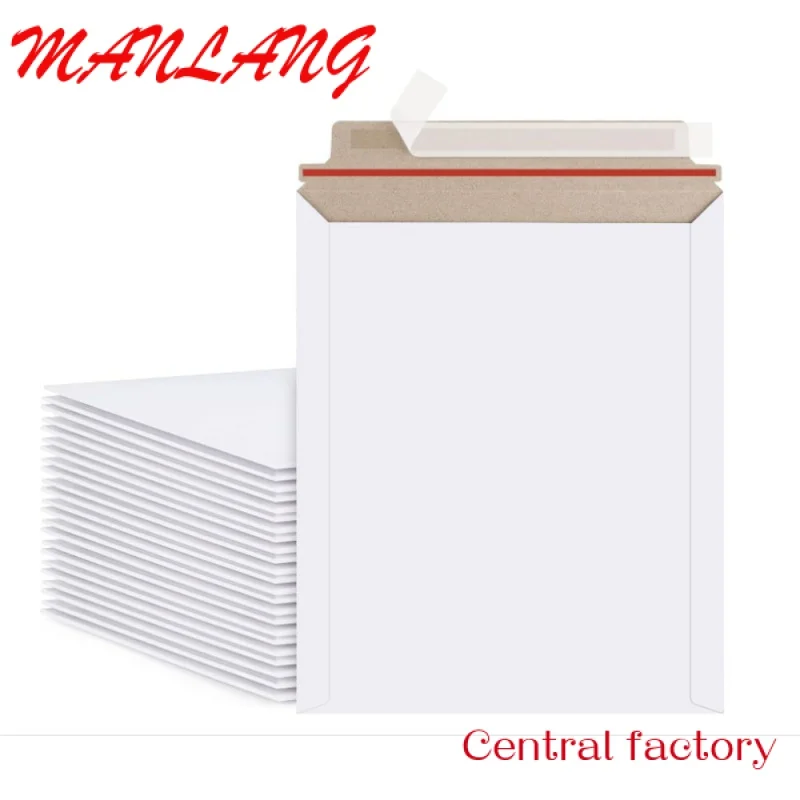 

Custom Self Seal Photo Documents Bag Kraft Paper Mailer Mailing Envelope Cardboard Custom Printed Stay Flat Mailers