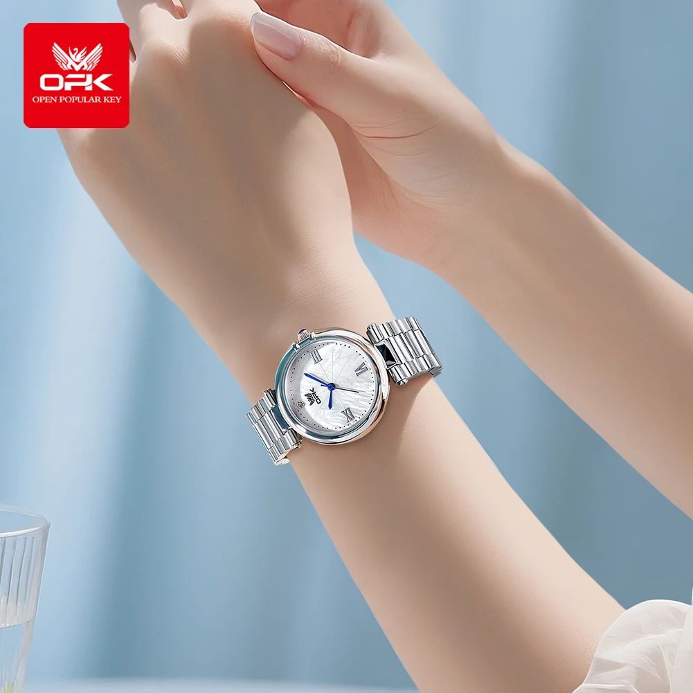 OPK 8182 Women Watch Original Simple Fashion Watch For Women Quartz Watch Waterproof Luminous Gifts For Women Frees Shipping