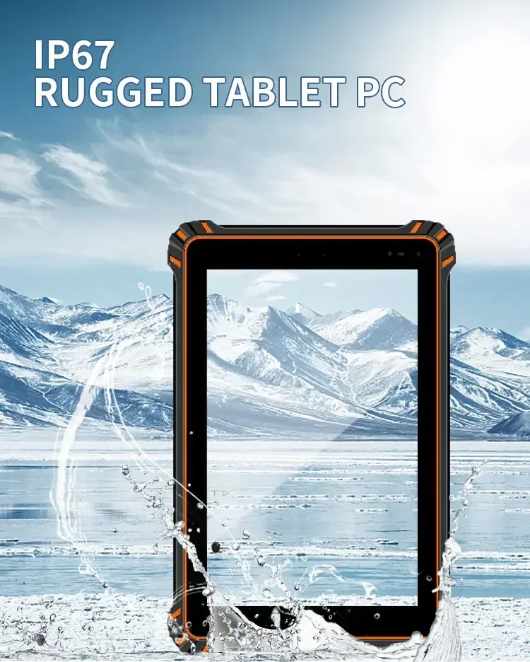 

Прочный промышленный планшет 8-10 дюймов с сканером штрих-кодов, сенсорным экраном, портативный ПК, 2.4 ГГц, IP67, водонепроницаемый, для использования в автомобиле
