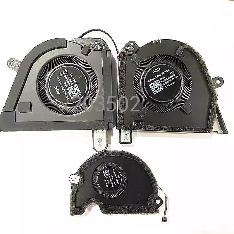 New For Asus ROG Zephyrus M16 GU604 GU604VI GU604VY CPU GPU Cooling Fan DC12V