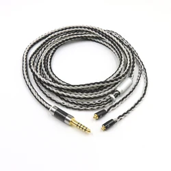 New 4.4mm 2.5mm 3.5mm XLR Balanced 16 Core 99% 7N OCC Headphone upgraded Cable For SENNHEISER IE300 IE900  IE600  IE200