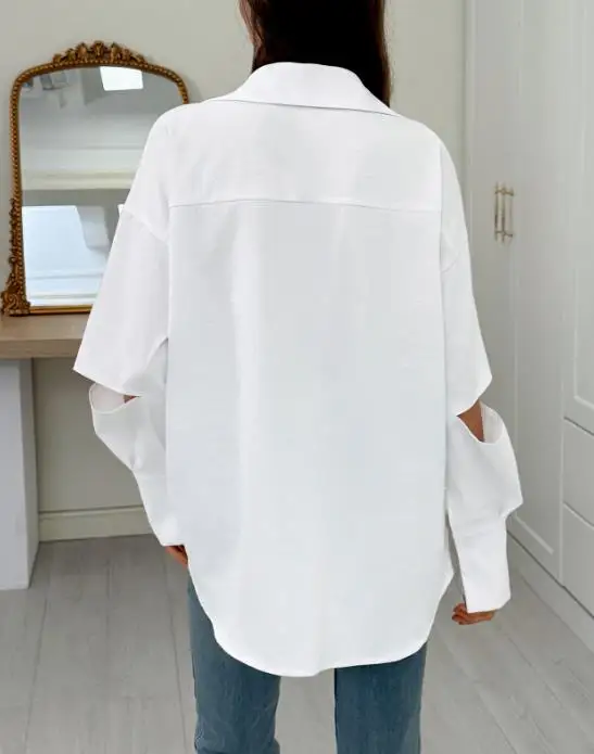 2025 الخريف والشتاء عطلة أنيقة تنوعا جيب سترة بأكمام طويلة قميص الملابس النسائية