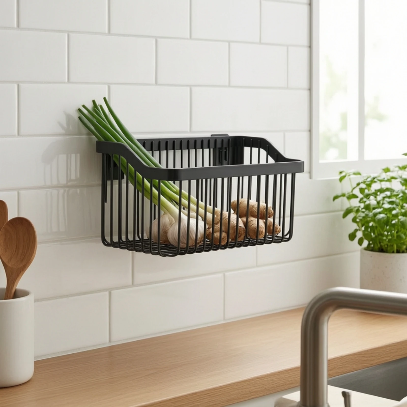 wall-mounted-basket-compact-hanging-wire-basket-organizer-extra-storage-multi-purpose-for-kitchen-pantry
